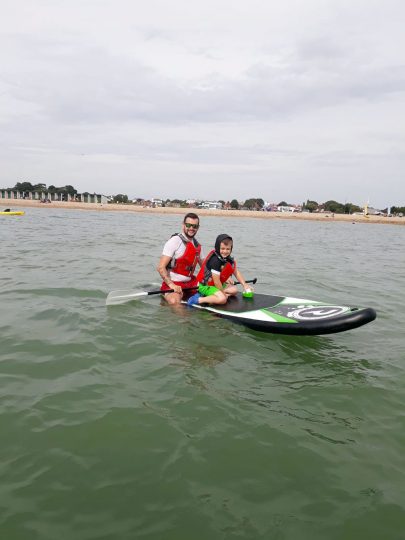 Stand up Paddleboard hire in Stokes Bay