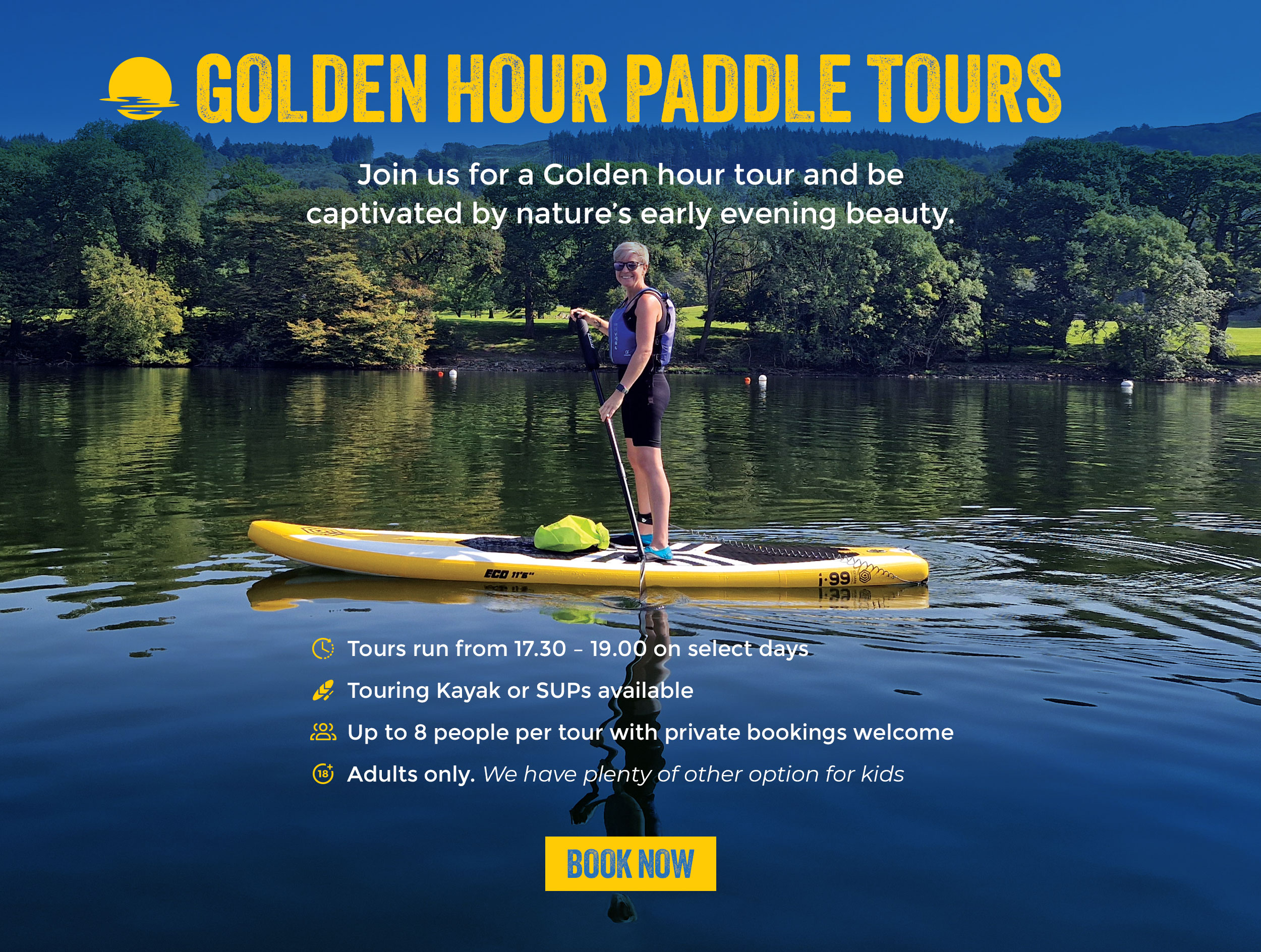 Golden Hour Paddle Tours with Stoked Watersports